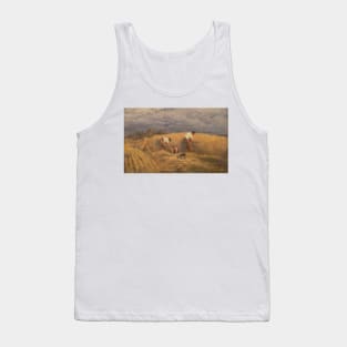 A Finished Study for Reaping by John Linnell Tank Top